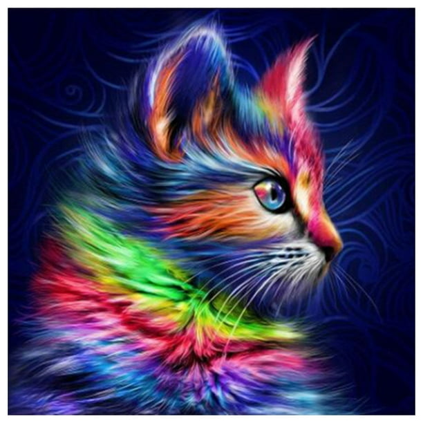 5D DIY Full Drill Diamond Painting Animals Cat Cross Stitch Mosaic Kits Decor 5D DIY Full Drill Diamond Painting Animals Cat Cross Stitch Mosaic Kits Decor